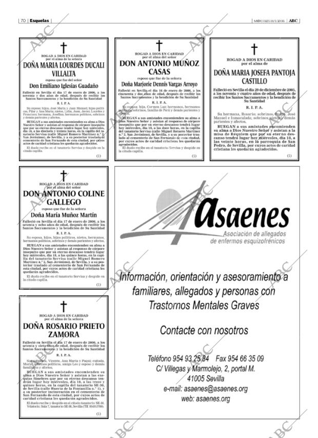ABC SEVILLA 18-01-2006 página 70