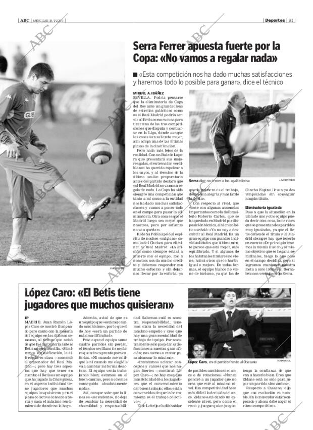 ABC SEVILLA 18-01-2006 página 91