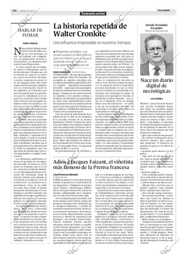 ABC MADRID 19-01-2006 página 57