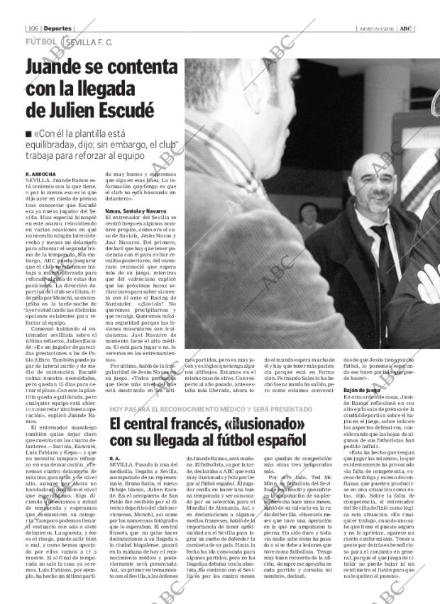 ABC SEVILLA 19-01-2006 página 106