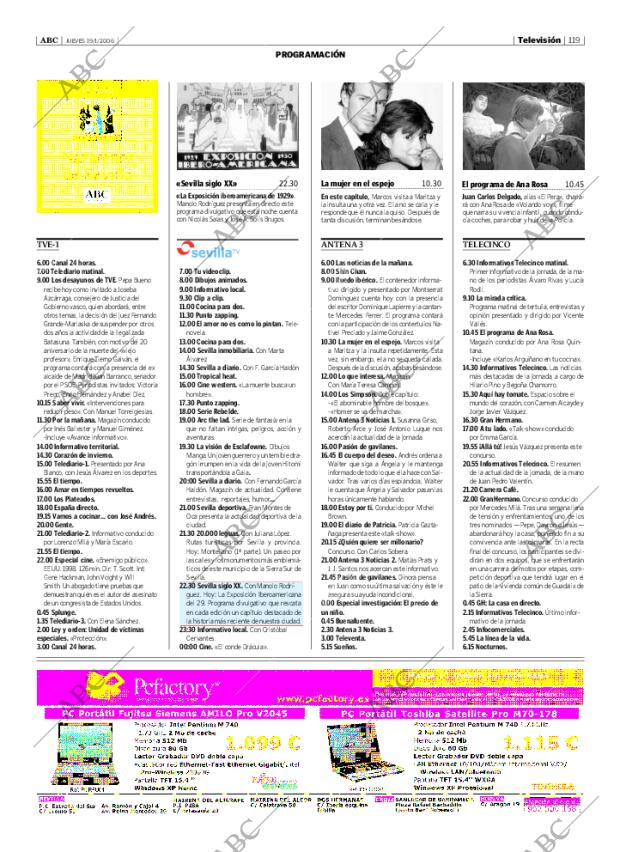 ABC SEVILLA 19-01-2006 página 119