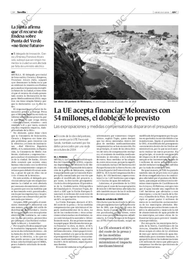 ABC SEVILLA 19-01-2006 página 14