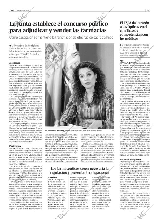 ABC SEVILLA 19-01-2006 página 39