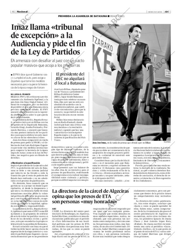 ABC SEVILLA 19-01-2006 página 46