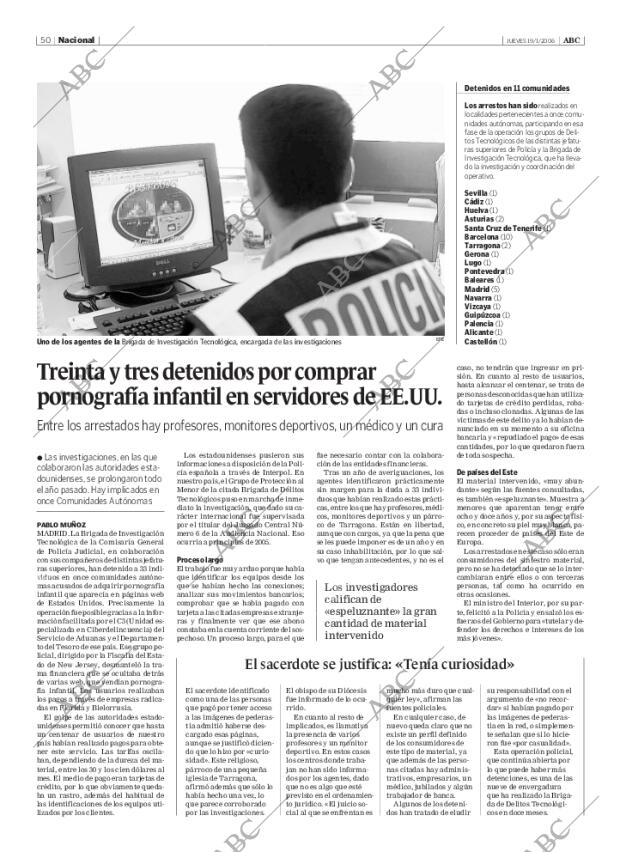 ABC SEVILLA 19-01-2006 página 50