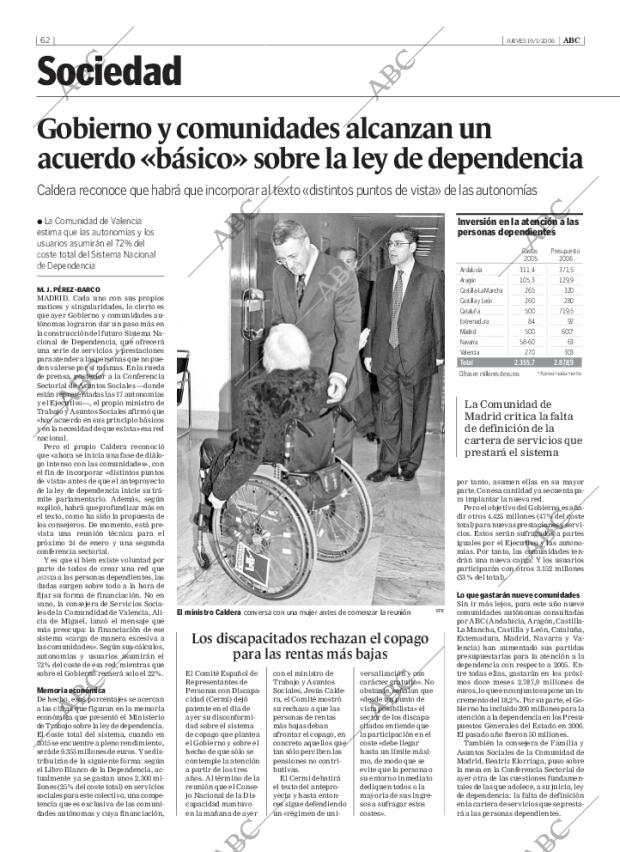 ABC SEVILLA 19-01-2006 página 62