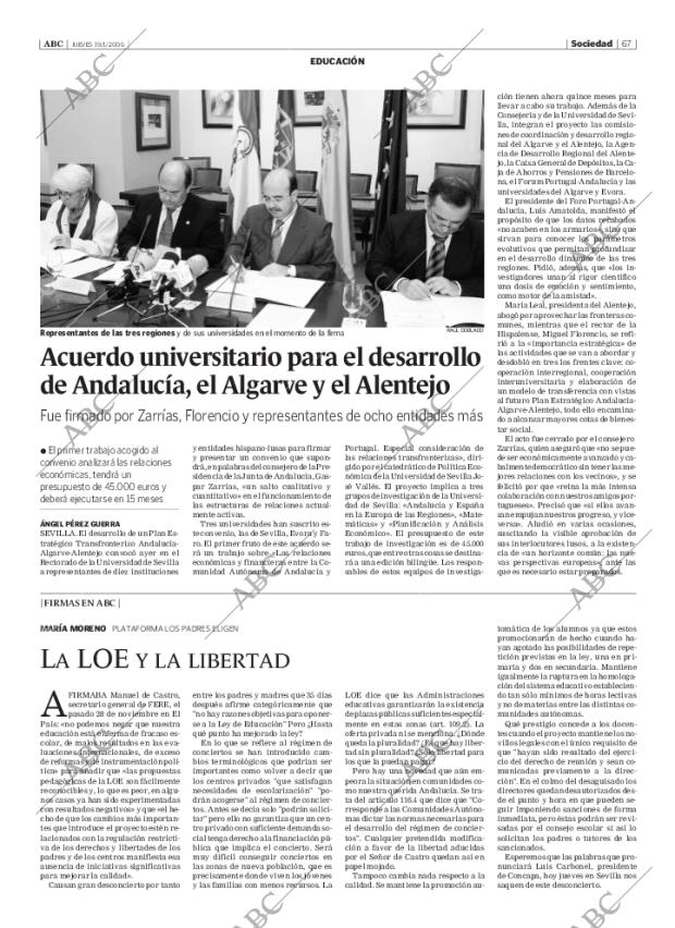 ABC SEVILLA 19-01-2006 página 67