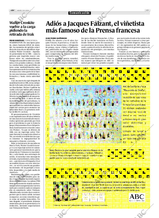 ABC SEVILLA 19-01-2006 página 69