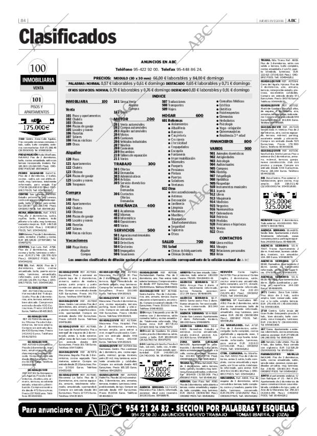 ABC SEVILLA 19-01-2006 página 84