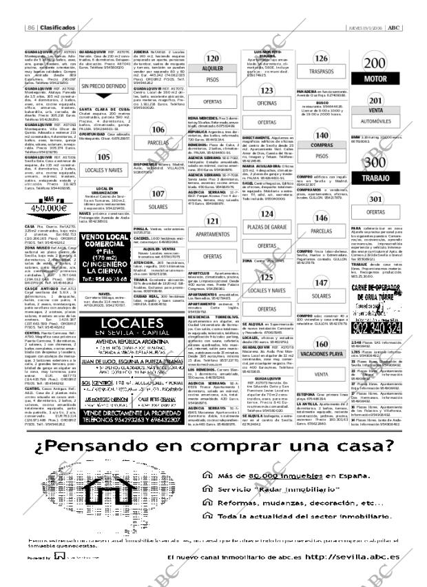 ABC SEVILLA 19-01-2006 página 86