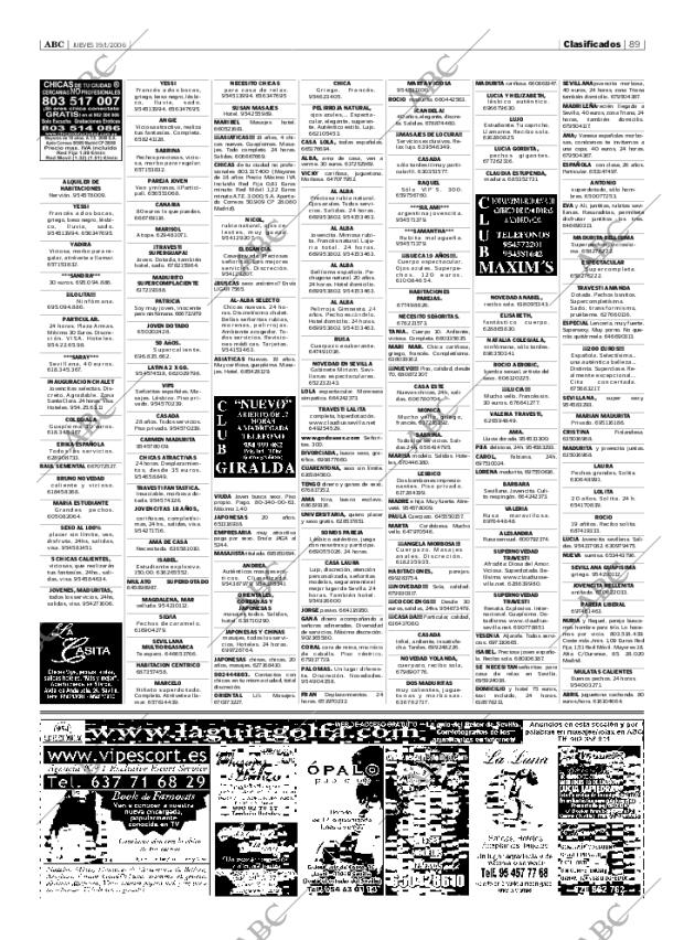 ABC SEVILLA 19-01-2006 página 89