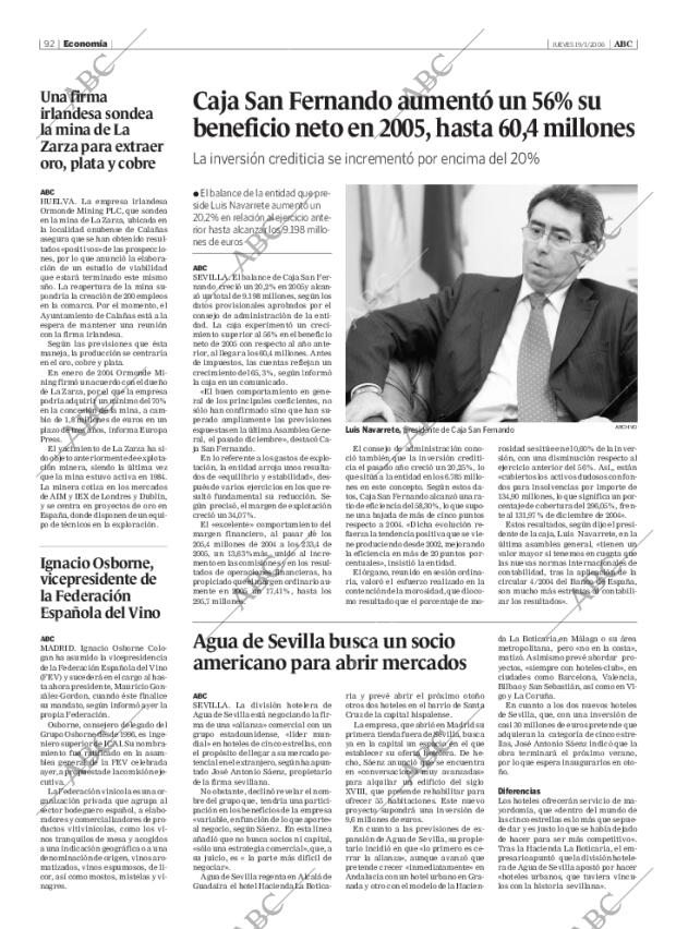 ABC SEVILLA 19-01-2006 página 92