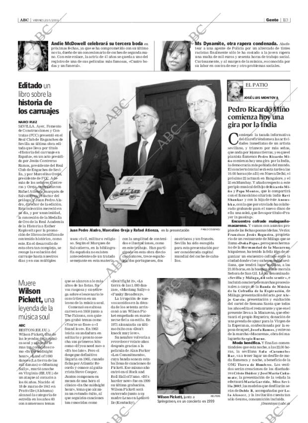 ABC SEVILLA 20-01-2006 página 113