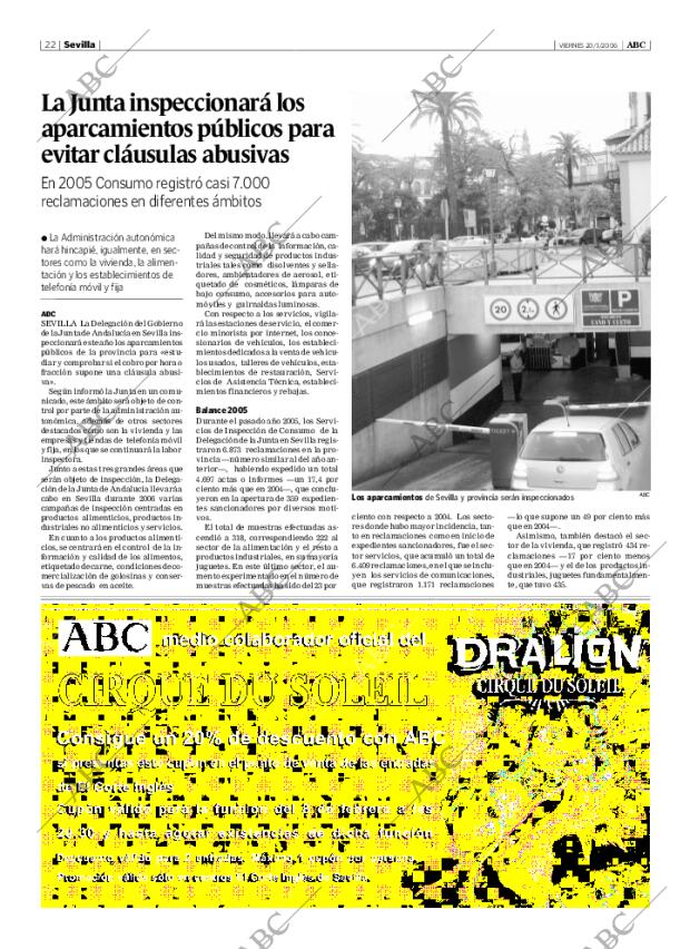 ABC SEVILLA 20-01-2006 página 22