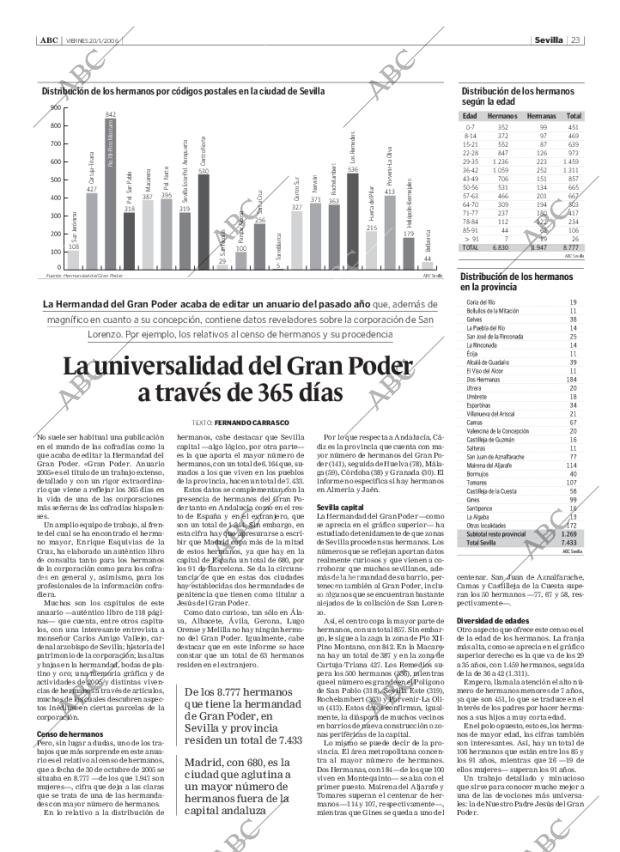 ABC SEVILLA 20-01-2006 página 23