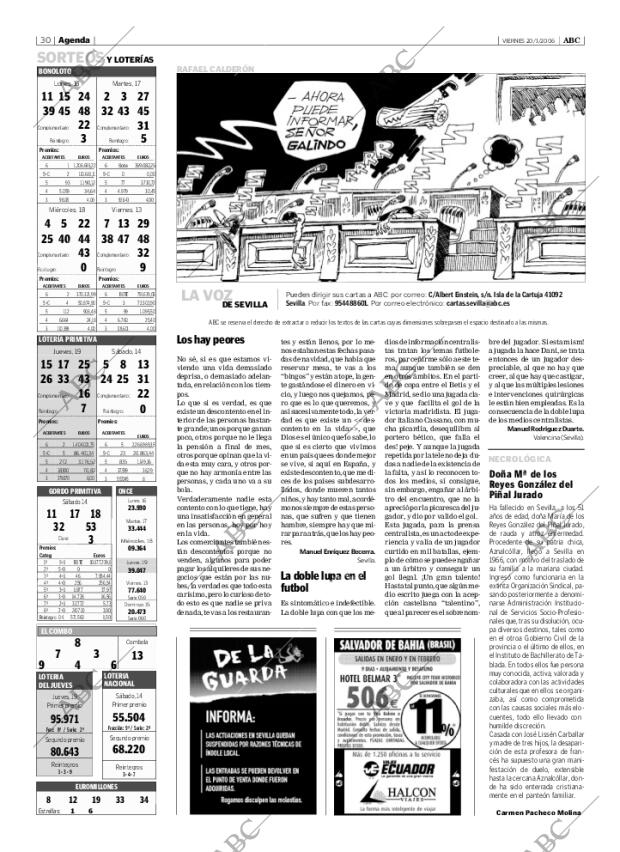 ABC SEVILLA 20-01-2006 página 30