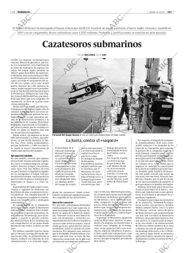 ABC SEVILLA 20-01-2006 página 38