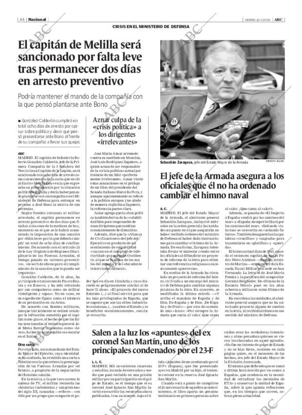 ABC SEVILLA 20-01-2006 página 44