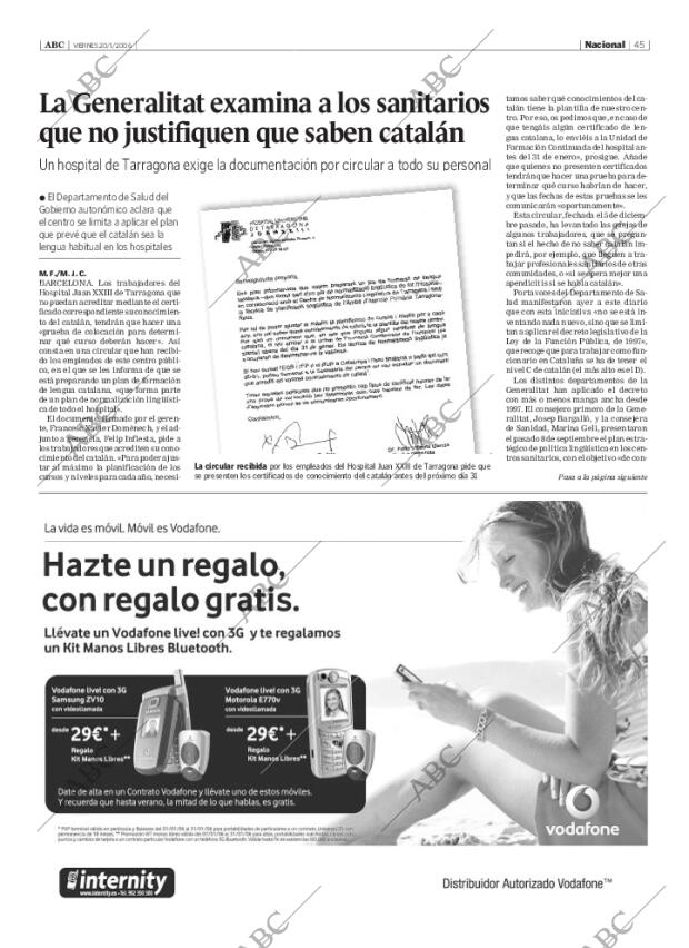 ABC SEVILLA 20-01-2006 página 45