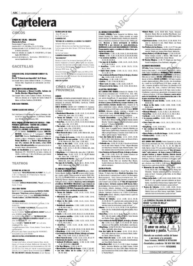 ABC SEVILLA 20-01-2006 página 75