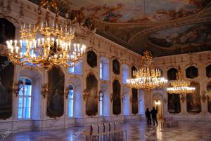 El gran salón del palacio imperial de Innsbruck foto Gonzalo Cruz