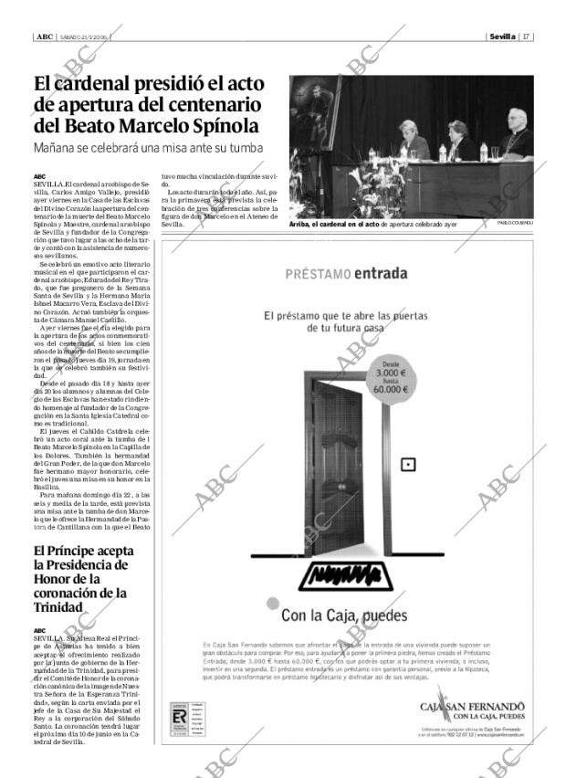 ABC SEVILLA 21-01-2006 página 17
