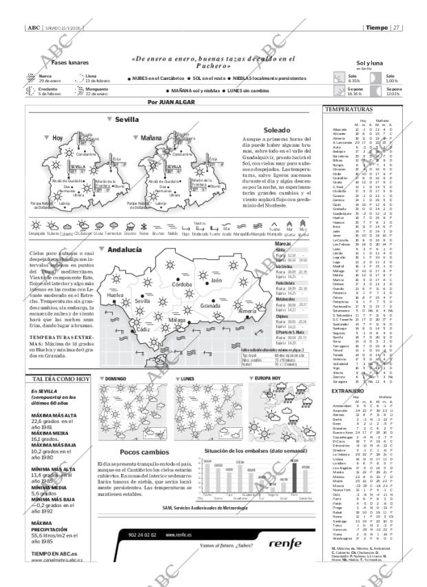 ABC SEVILLA 21-01-2006 página 27
