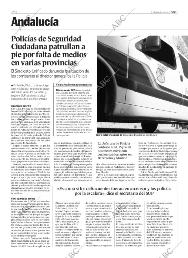 ABC SEVILLA 21-01-2006 página 28