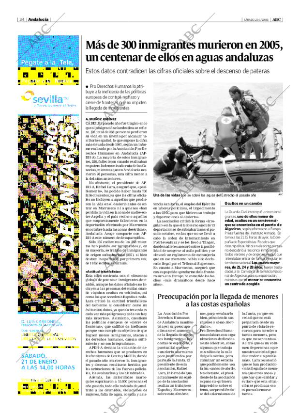 ABC SEVILLA 21-01-2006 página 34