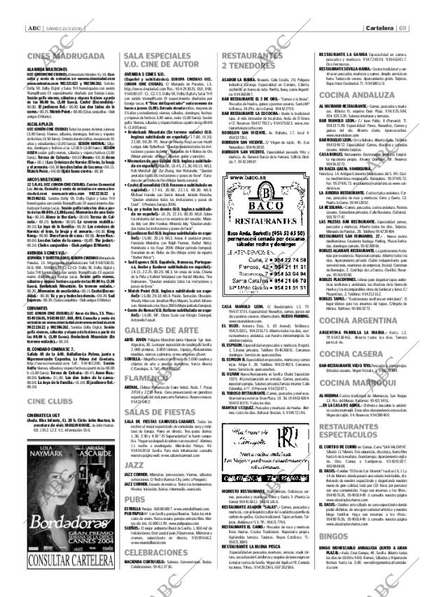 ABC SEVILLA 21-01-2006 página 69