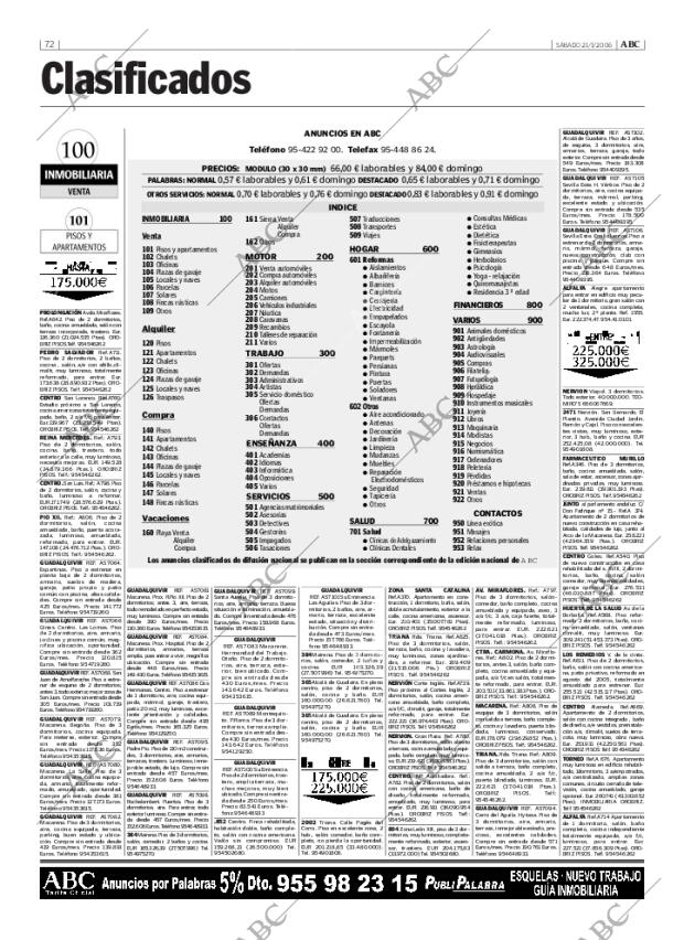 ABC SEVILLA 21-01-2006 página 72