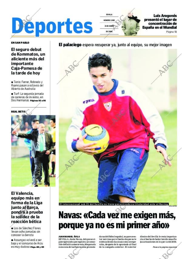 ABC SEVILLA 21-01-2006 página 85