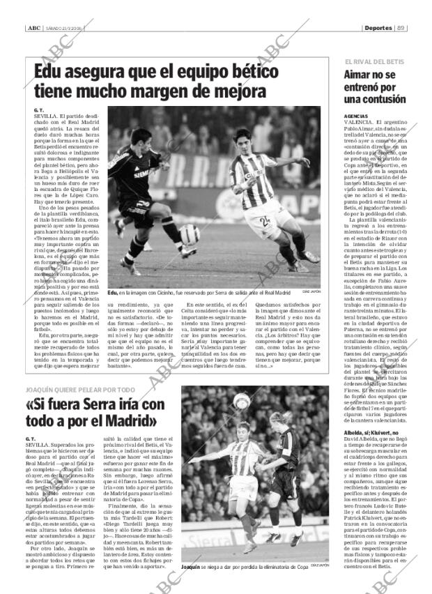 ABC SEVILLA 21-01-2006 página 89