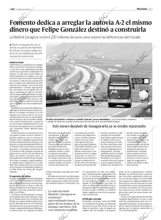 ABC MADRID 23-01-2006 página 25