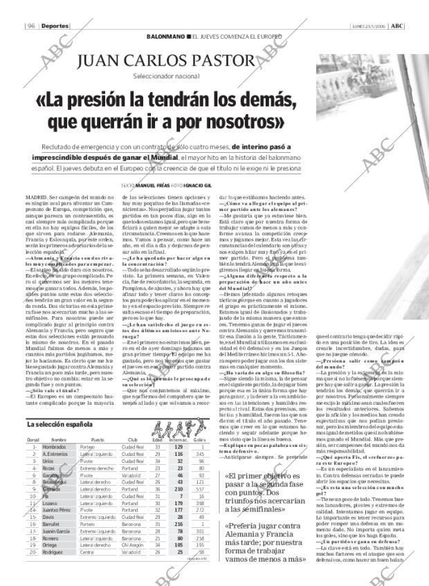 ABC MADRID 23-01-2006 página 96