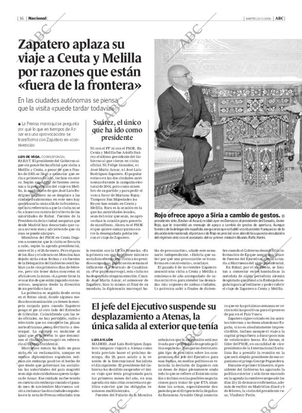 ABC MADRID 24-01-2006 página 16