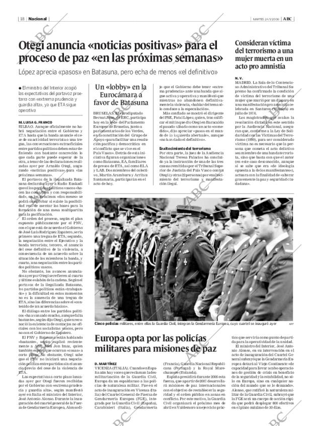ABC MADRID 24-01-2006 página 18