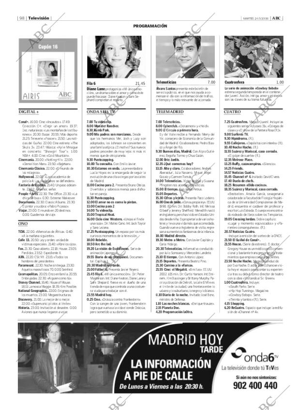 ABC MADRID 24-01-2006 página 98
