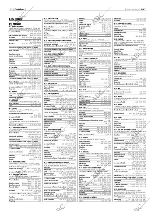 ABC MADRID 26-01-2006 página 62