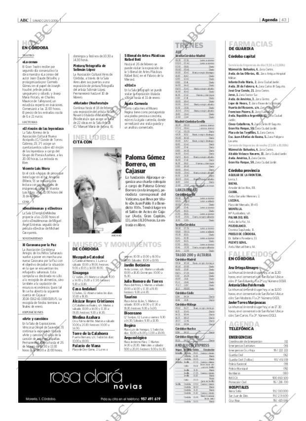 ABC CORDOBA 28-01-2006 página 43