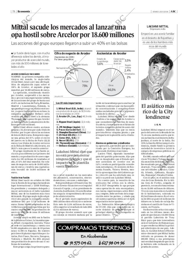 ABC MADRID 28-01-2006 página 78