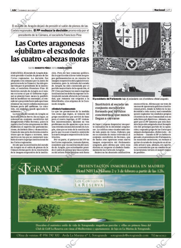 ABC MADRID 29-01-2006 página 27