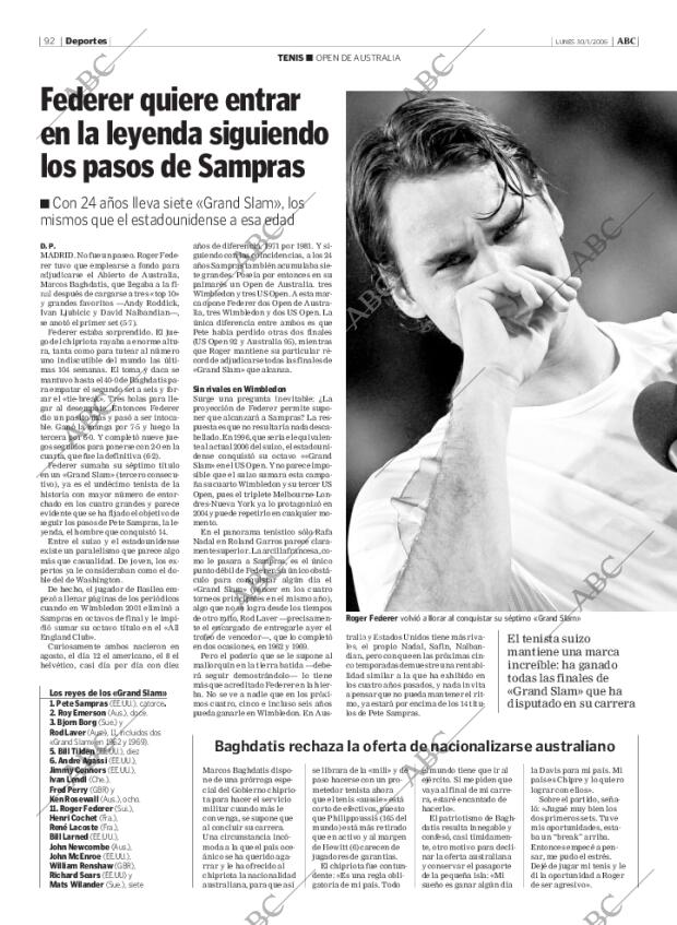ABC MADRID 30-01-2006 página 92