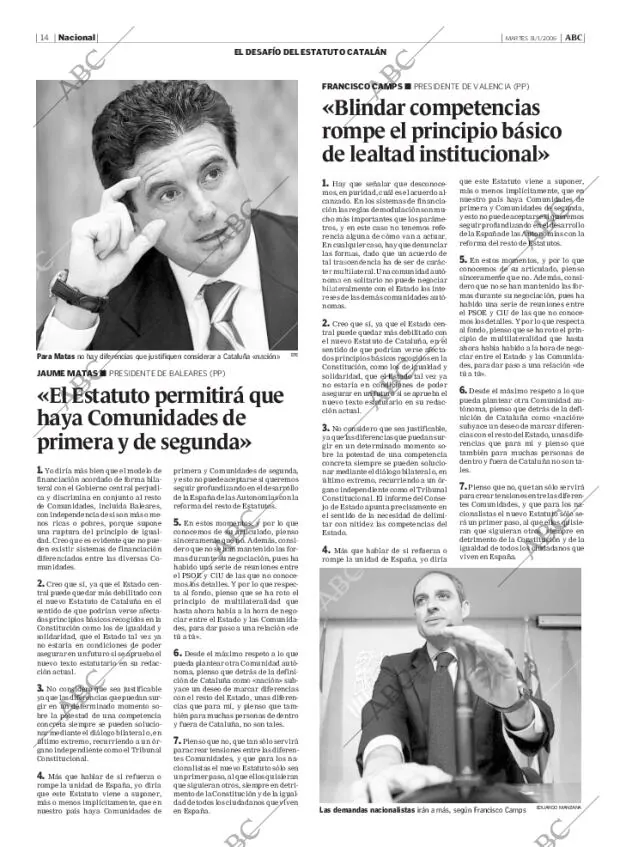 ABC MADRID 31-01-2006 página 14