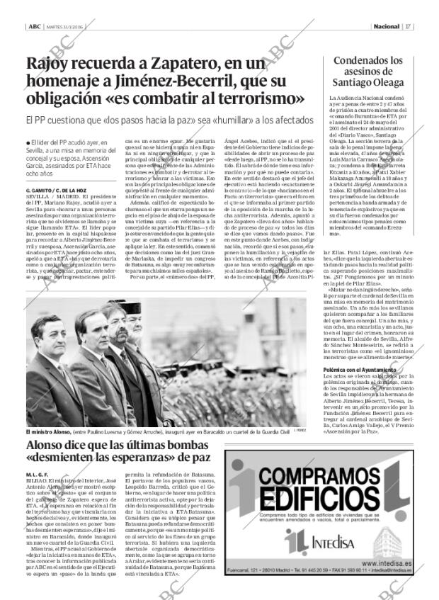 ABC MADRID 31-01-2006 página 17