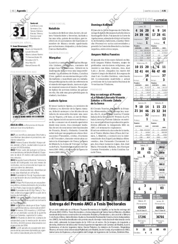 ABC MADRID 31-01-2006 página 46