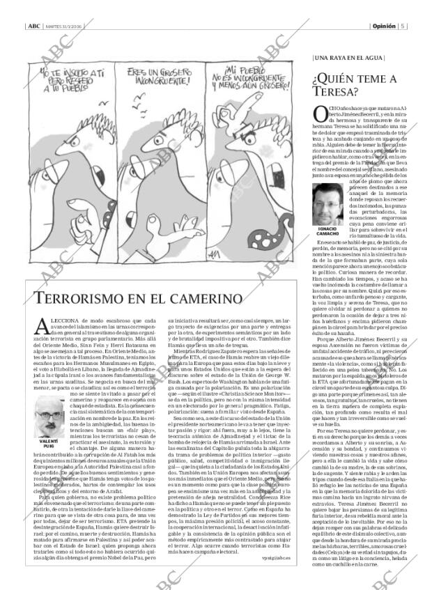 ABC MADRID 31-01-2006 página 5