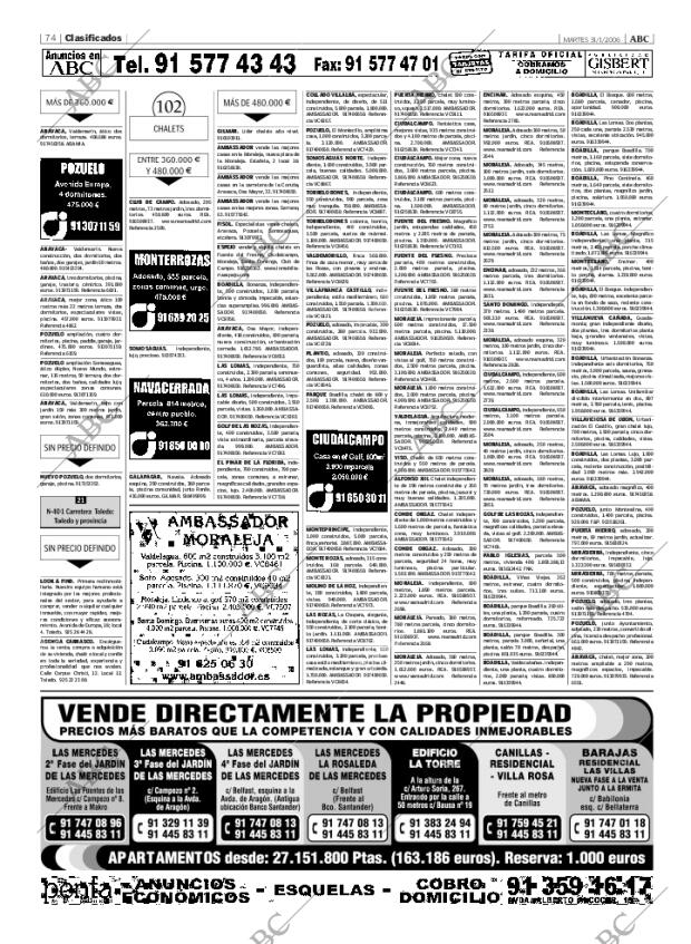 ABC MADRID 31-01-2006 página 74