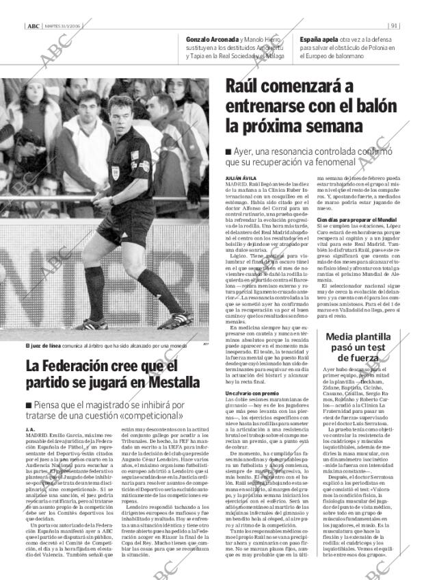 ABC MADRID 31-01-2006 página 91
