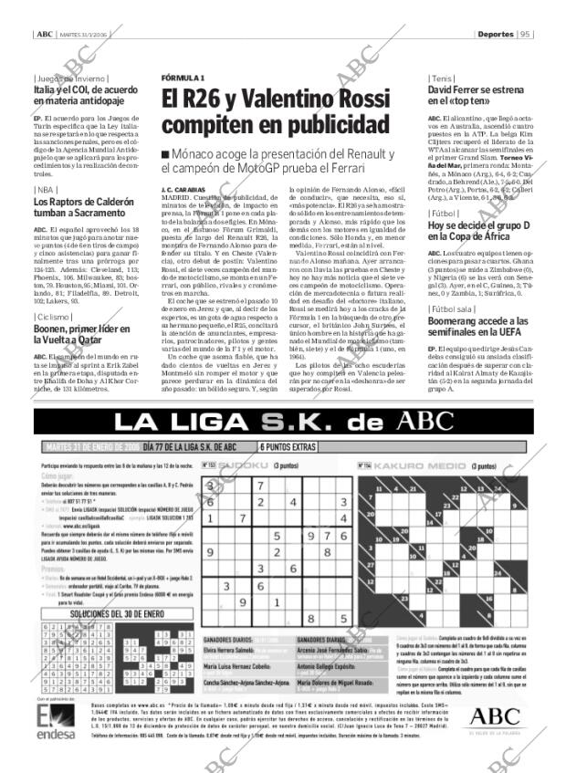 ABC MADRID 31-01-2006 página 95